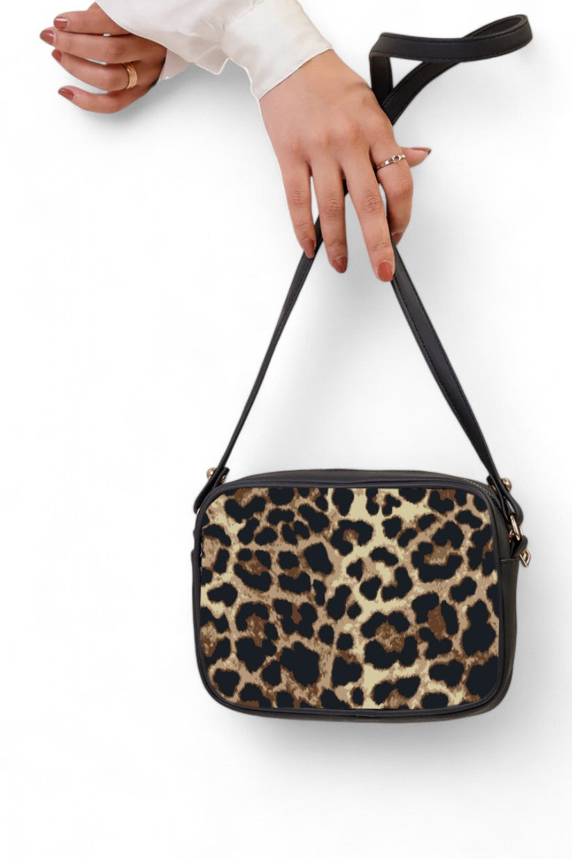 LEO Print Cross body bag V-228