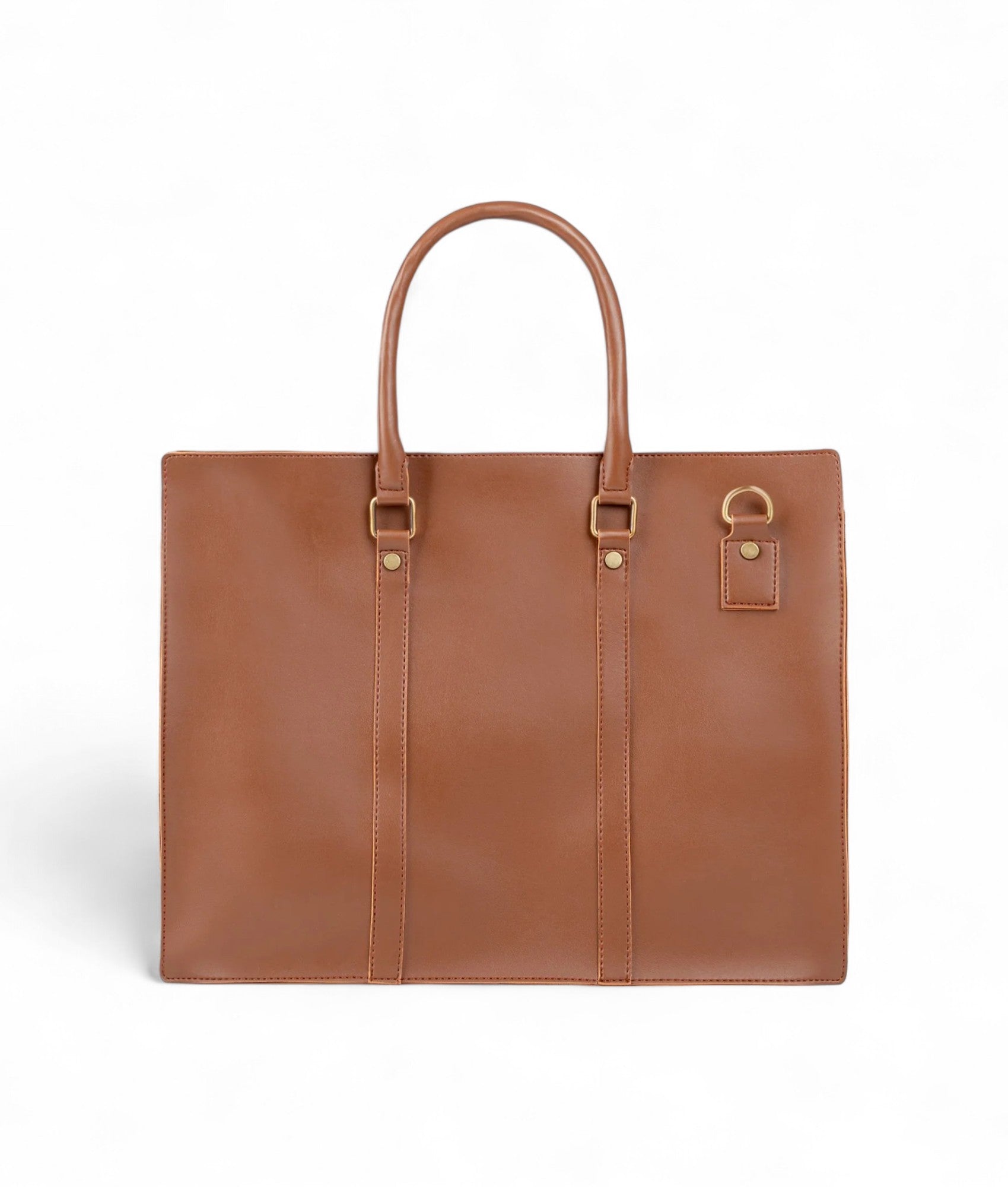 Brown laptop bag V-128