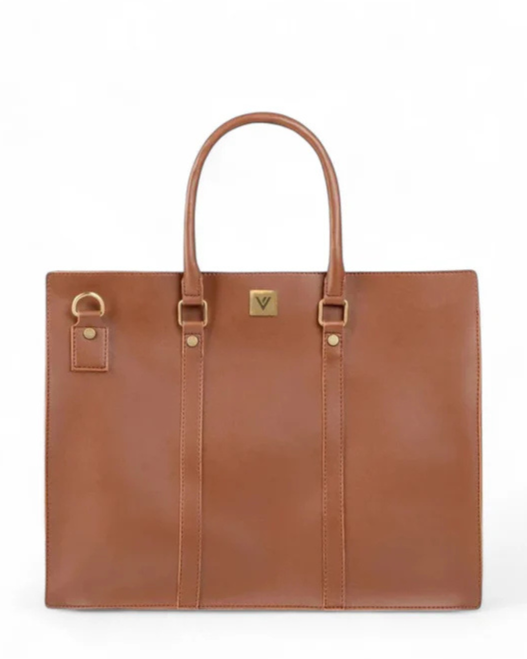 Brown laptop bag V-128