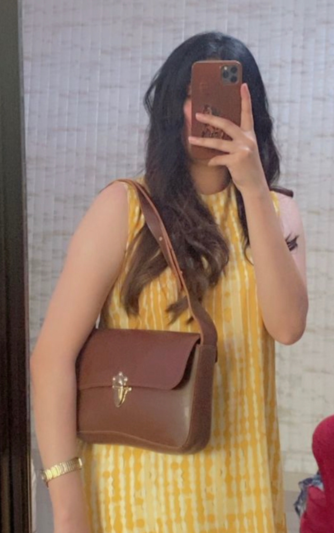 Brown Dazzle Shoulder Bags V-0305