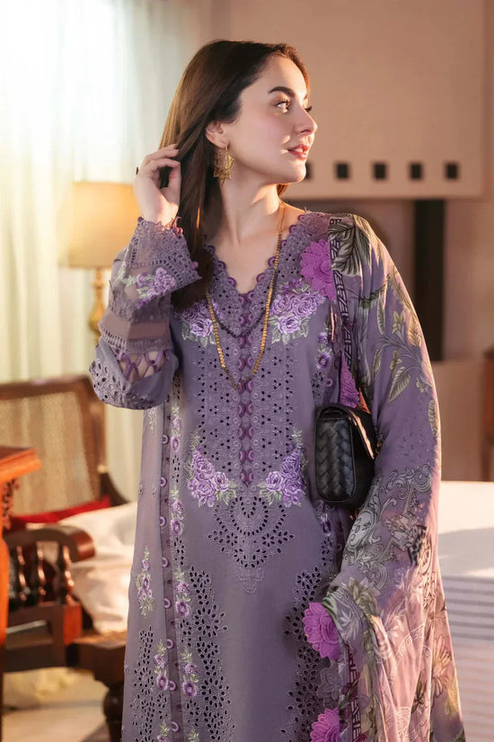 Dhanak-3PC Embroidered Shirt with Digital Printed Wool Shawl -3306