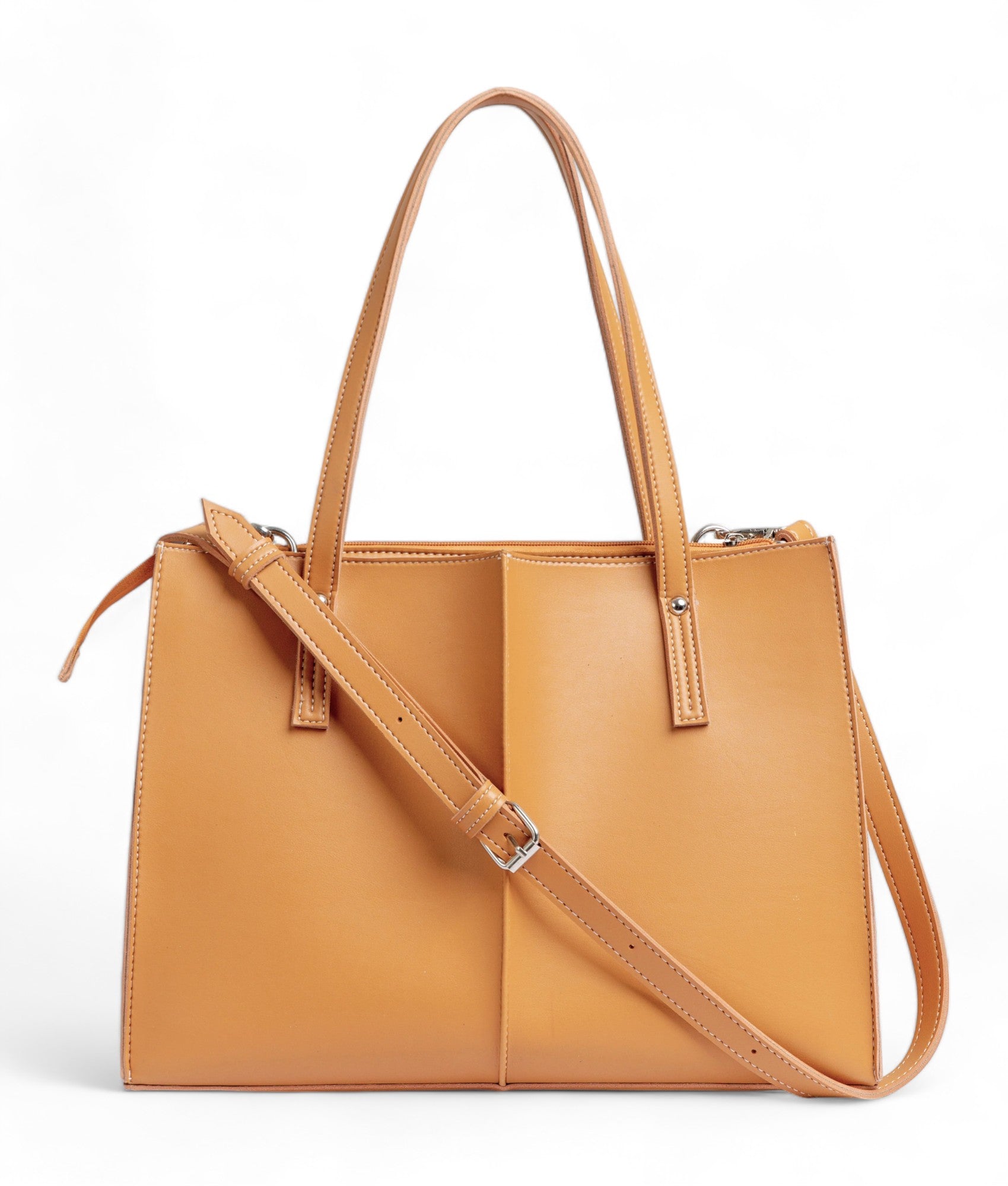 Mustard Work Tote Bag V-152