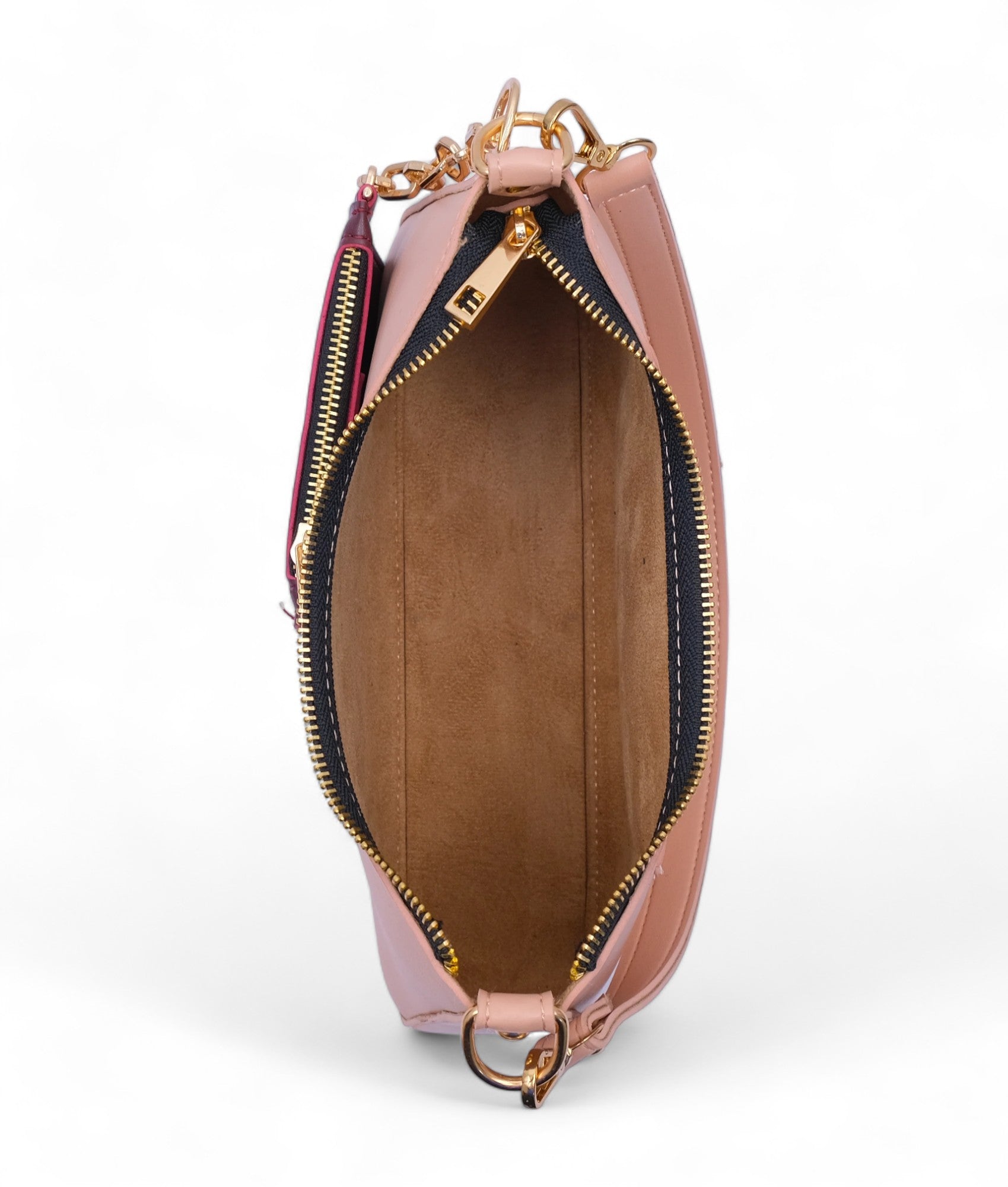 Peach Hobo Evening Bag V-239