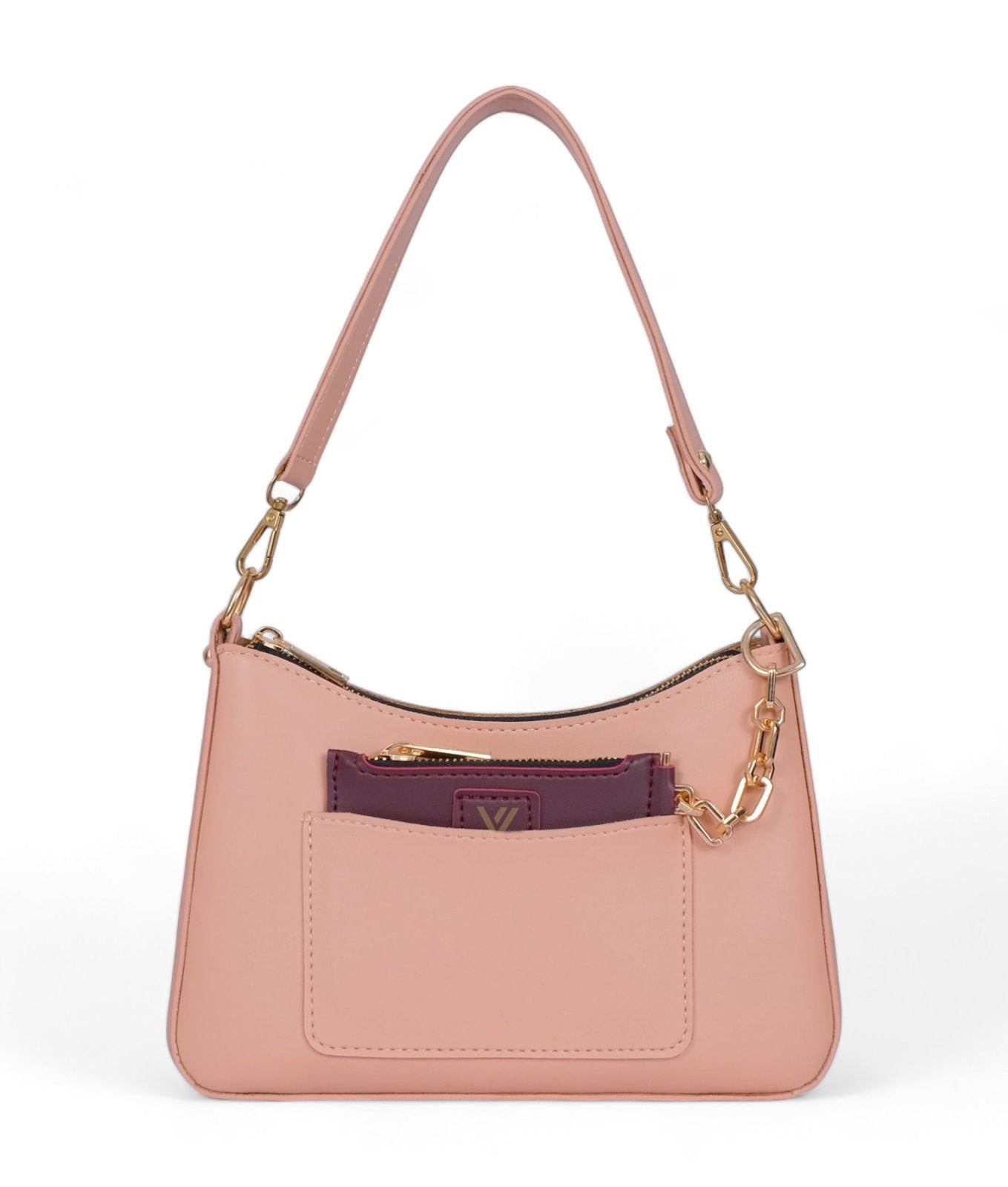 Peach Hobo Evening Bag V-239