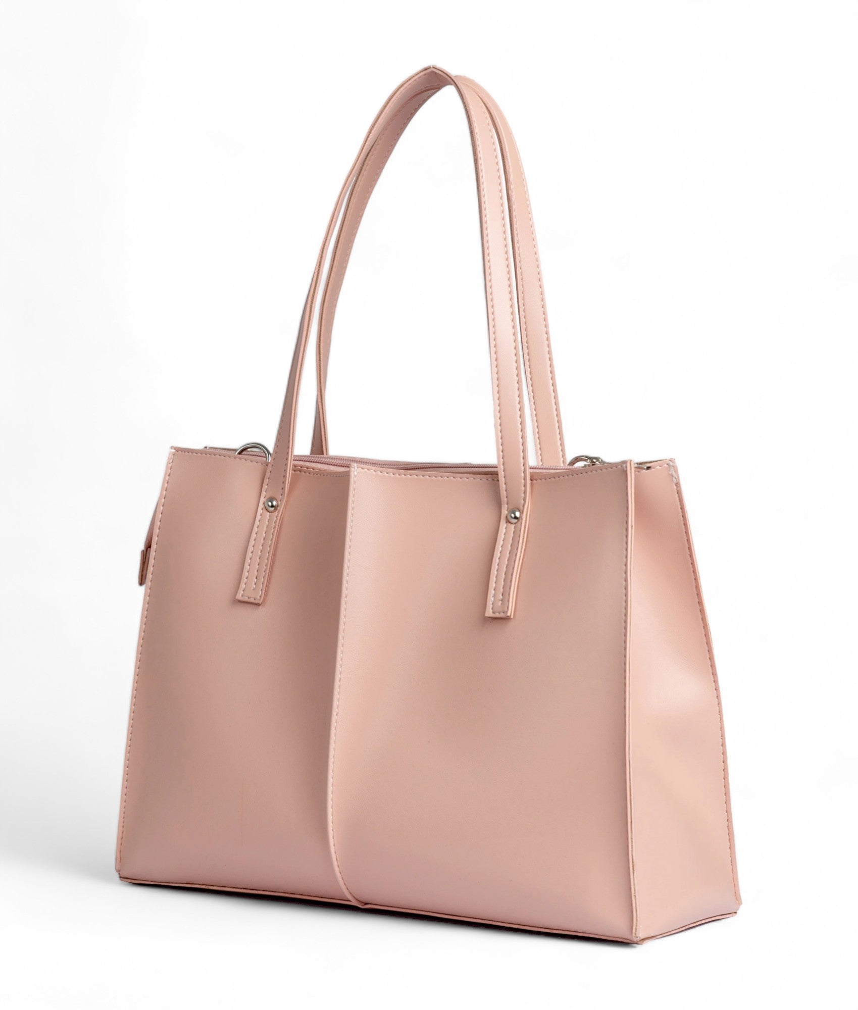 Peach Work Tote Bag V-156