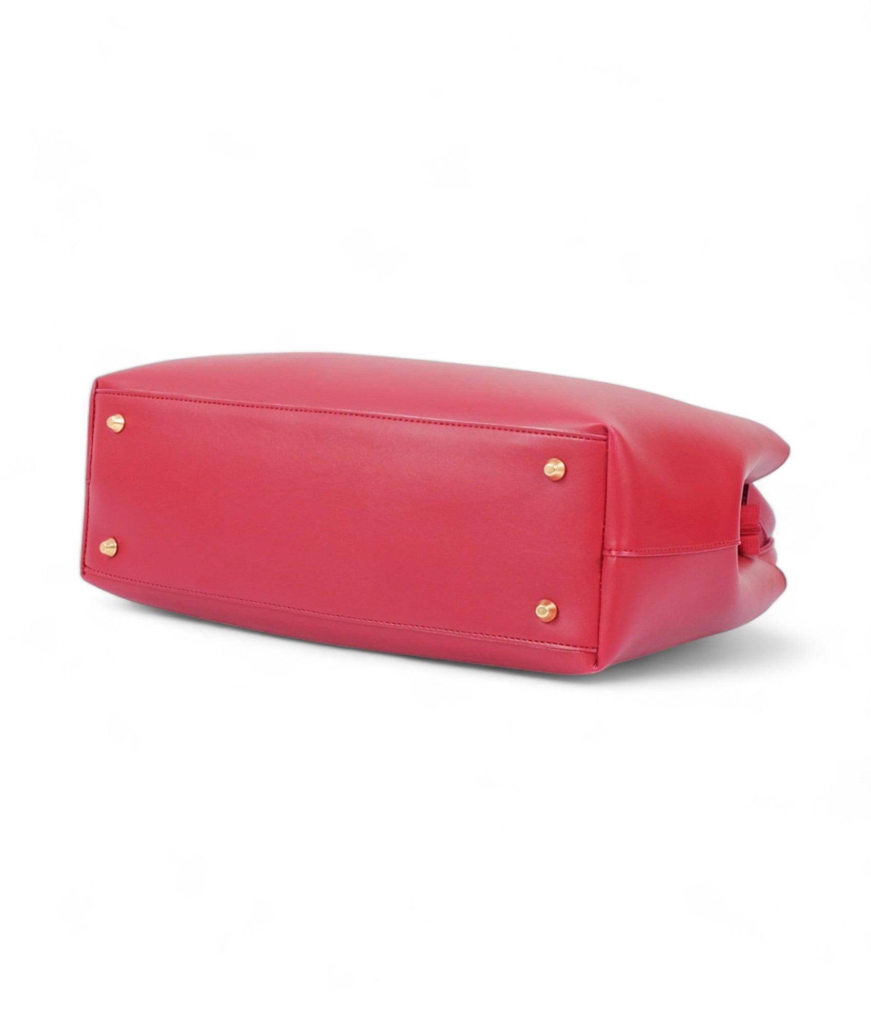 Red Zipper Tote Bag V-158