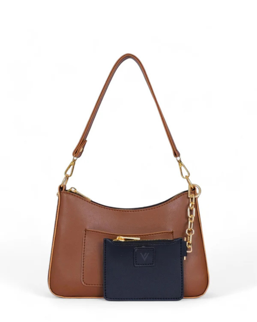 Brown Hobo Evening Bag V-215