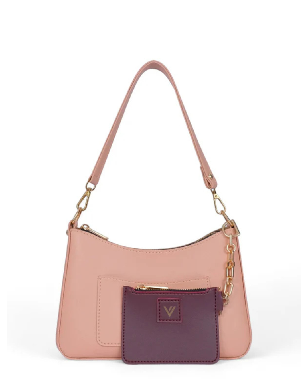 Peach Hobo Evening Bag V-239