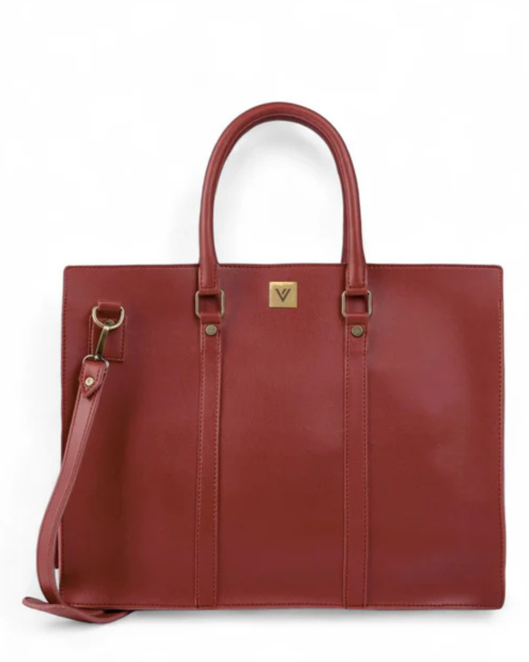 Maroon laptop bag V-147