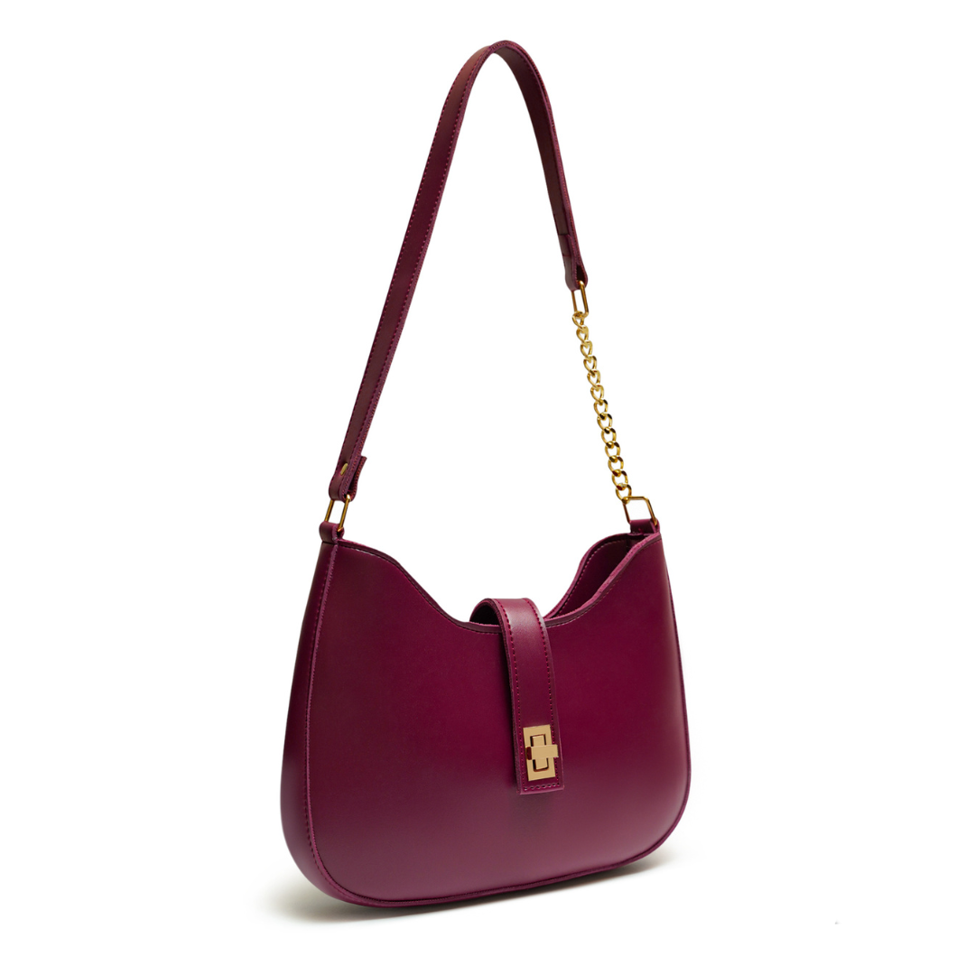 Maroon Nova Strap Shoulder Bag V-0315