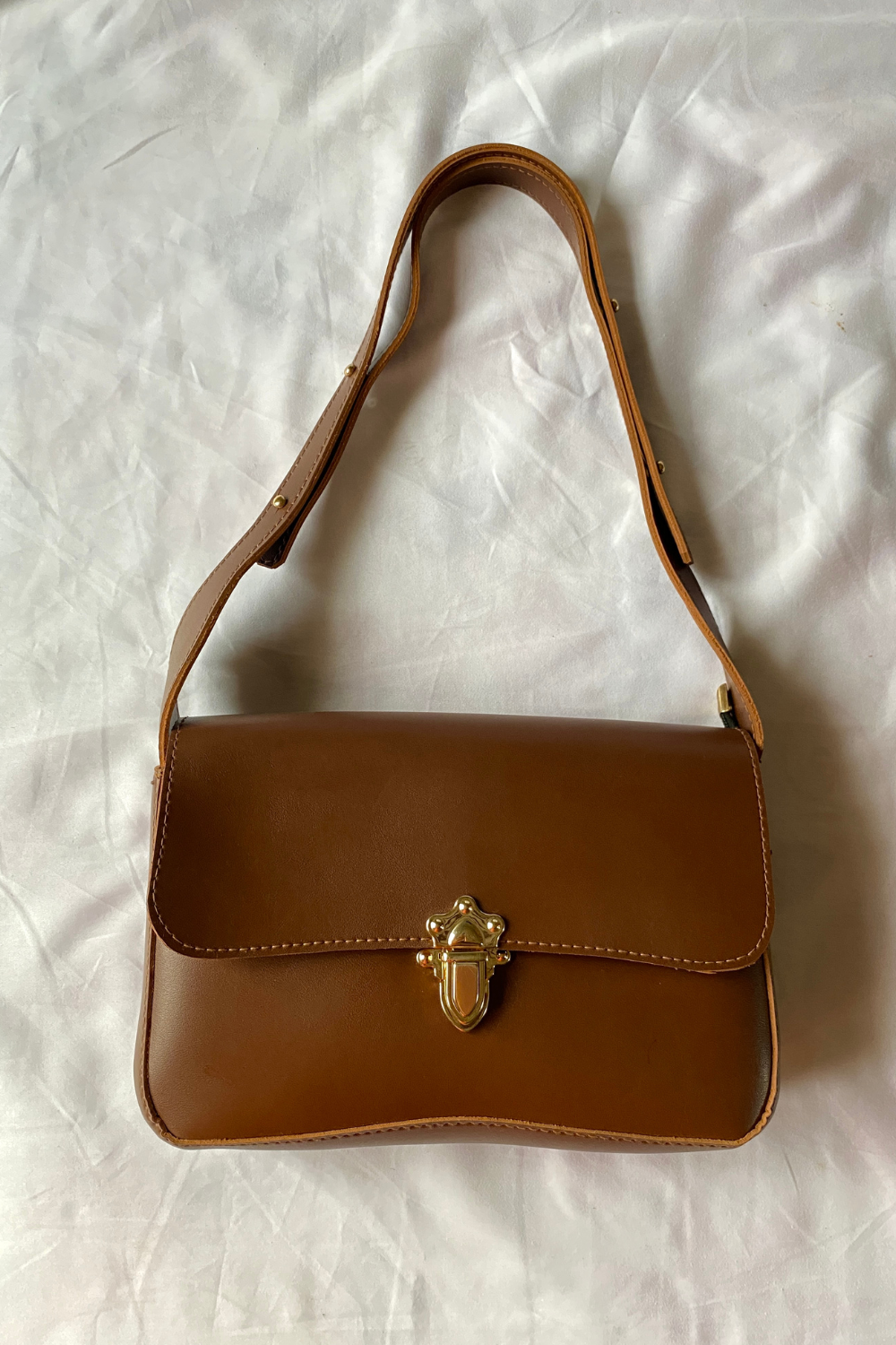 Brown Dazzle Shoulder Bags V-0305