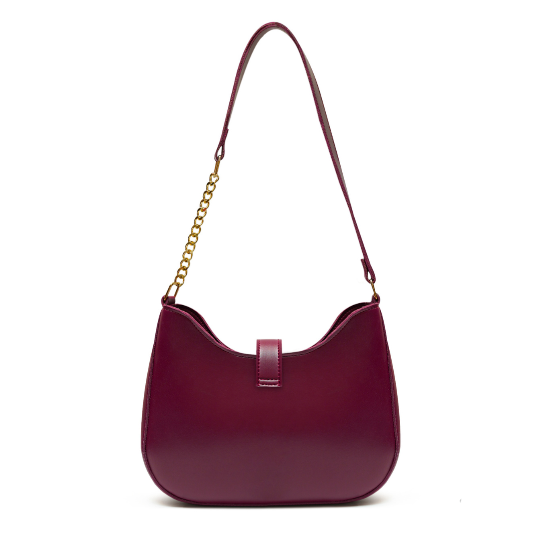 Maroon Nova Strap Shoulder Bag V-0315
