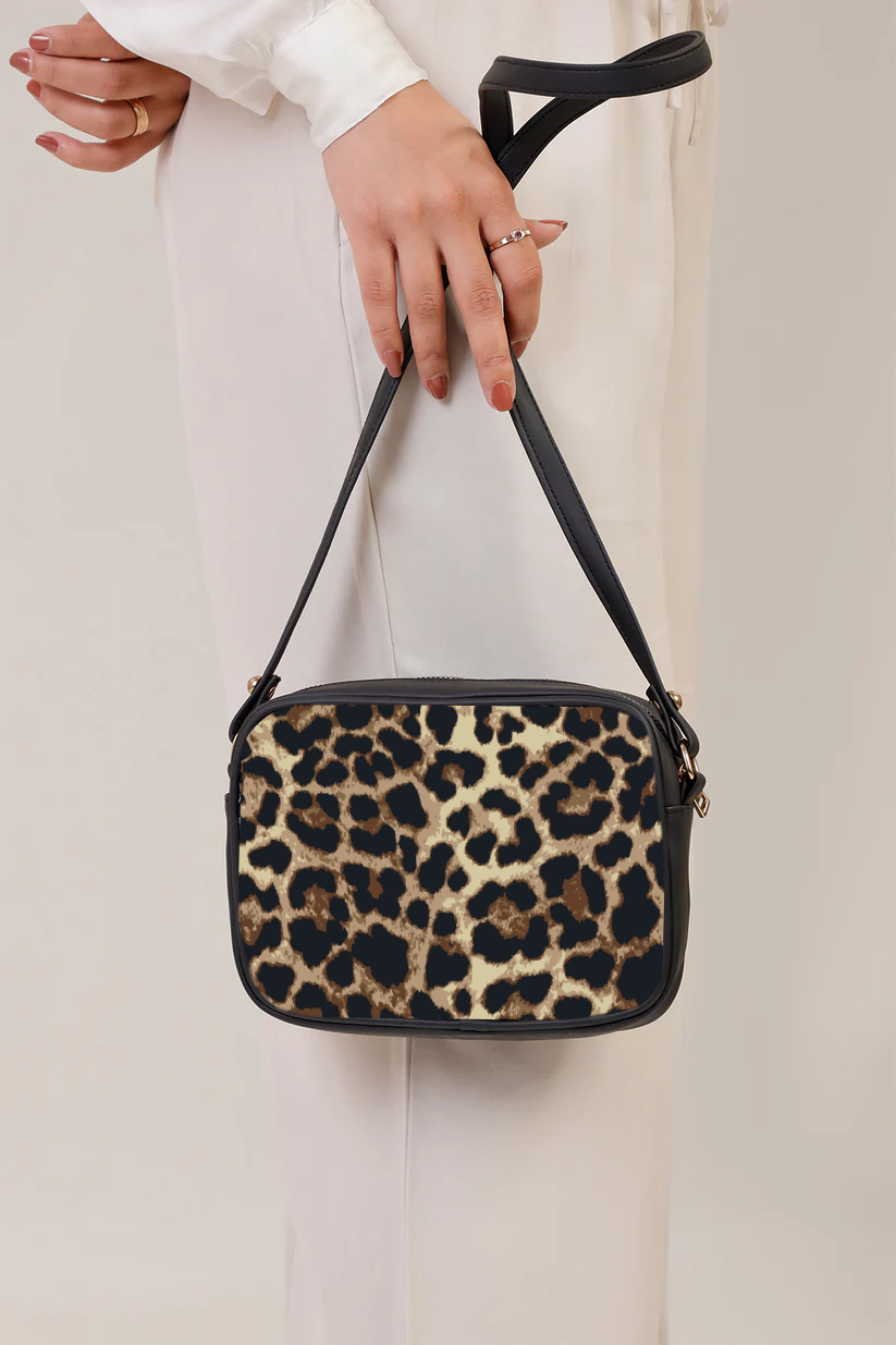 LEO Print Cross body bag V-228