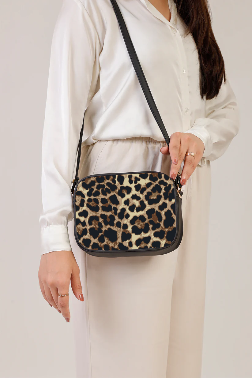 LEO Print Cross body bag V-228