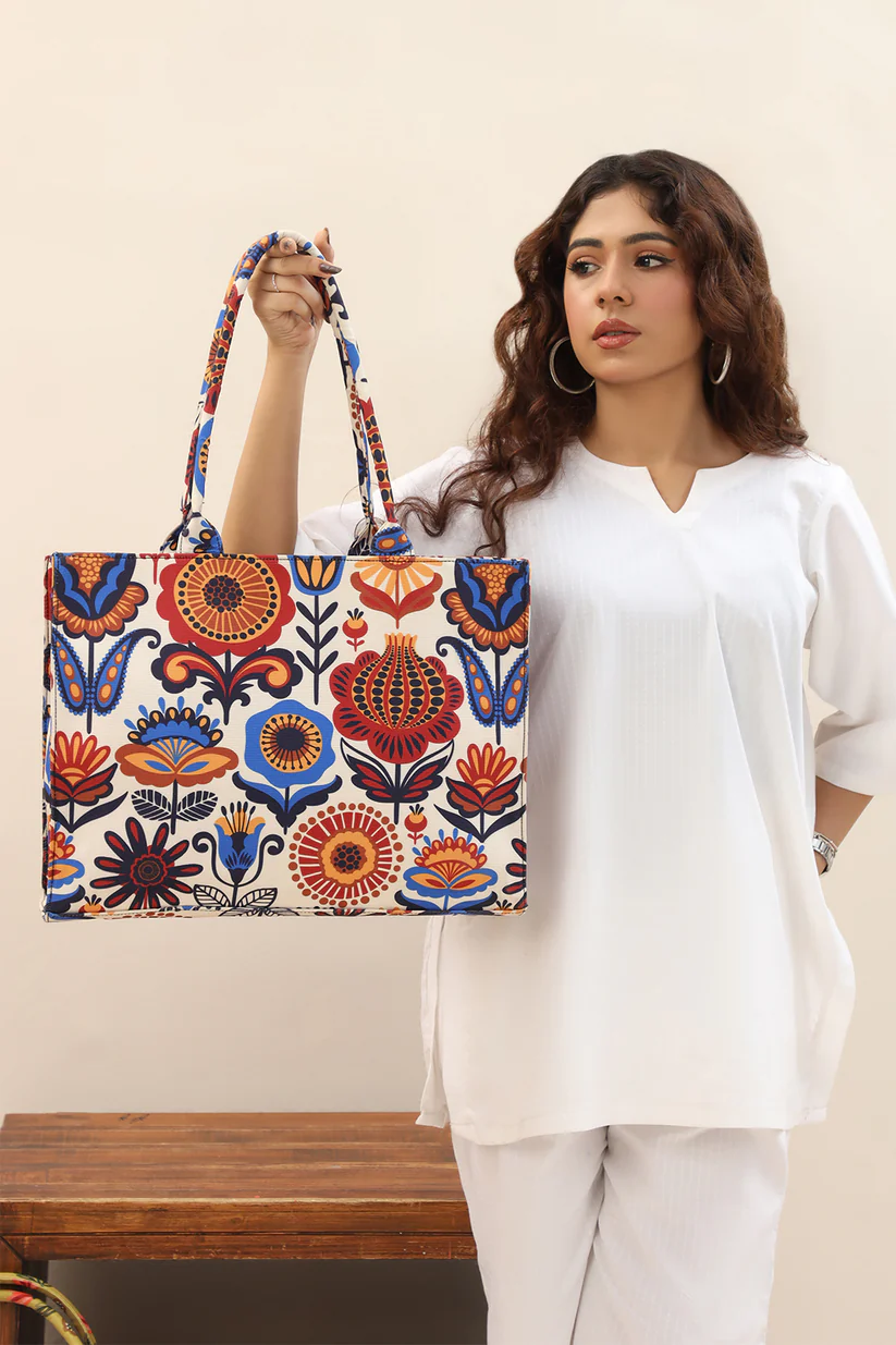 Blossom Print Bag V-167