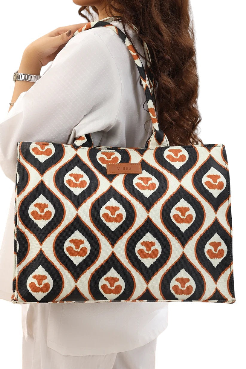 Rose Print Bag V-183