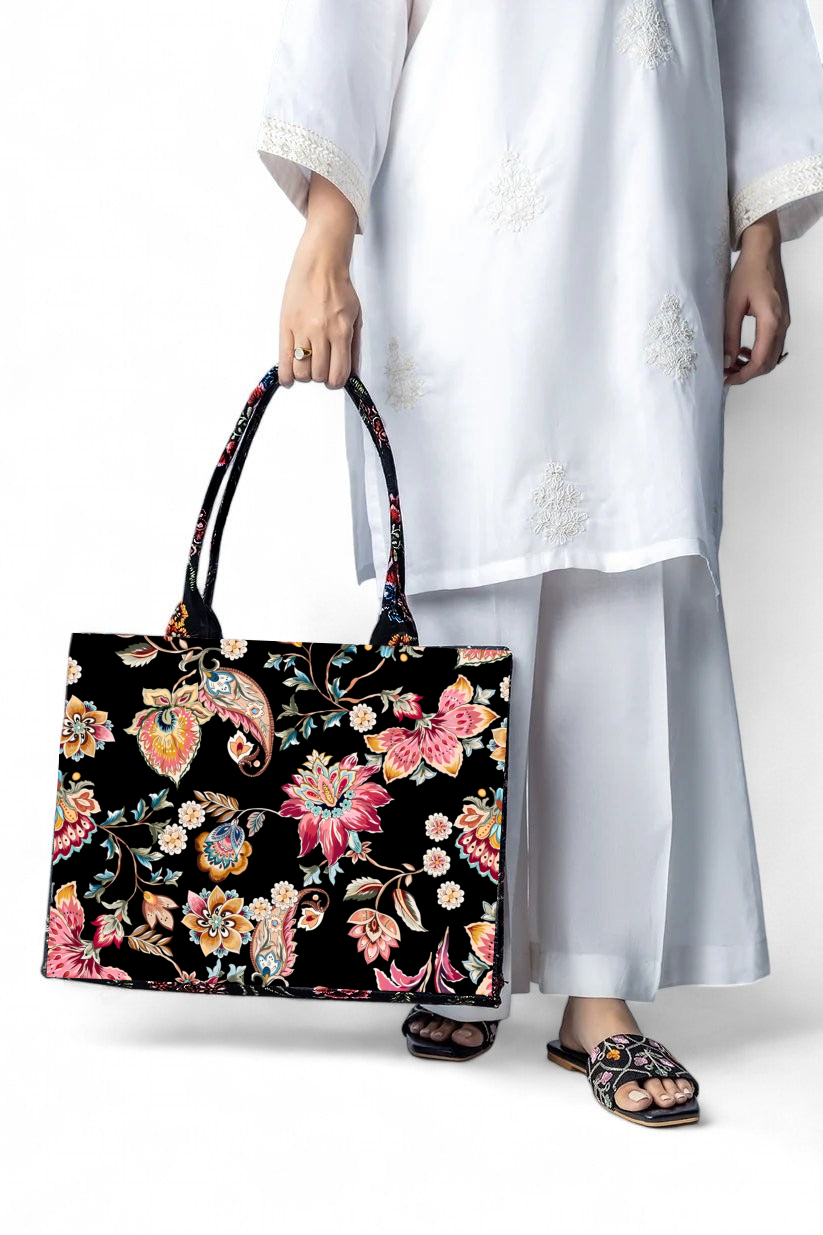 Floral Fantasy Print Bag V-173