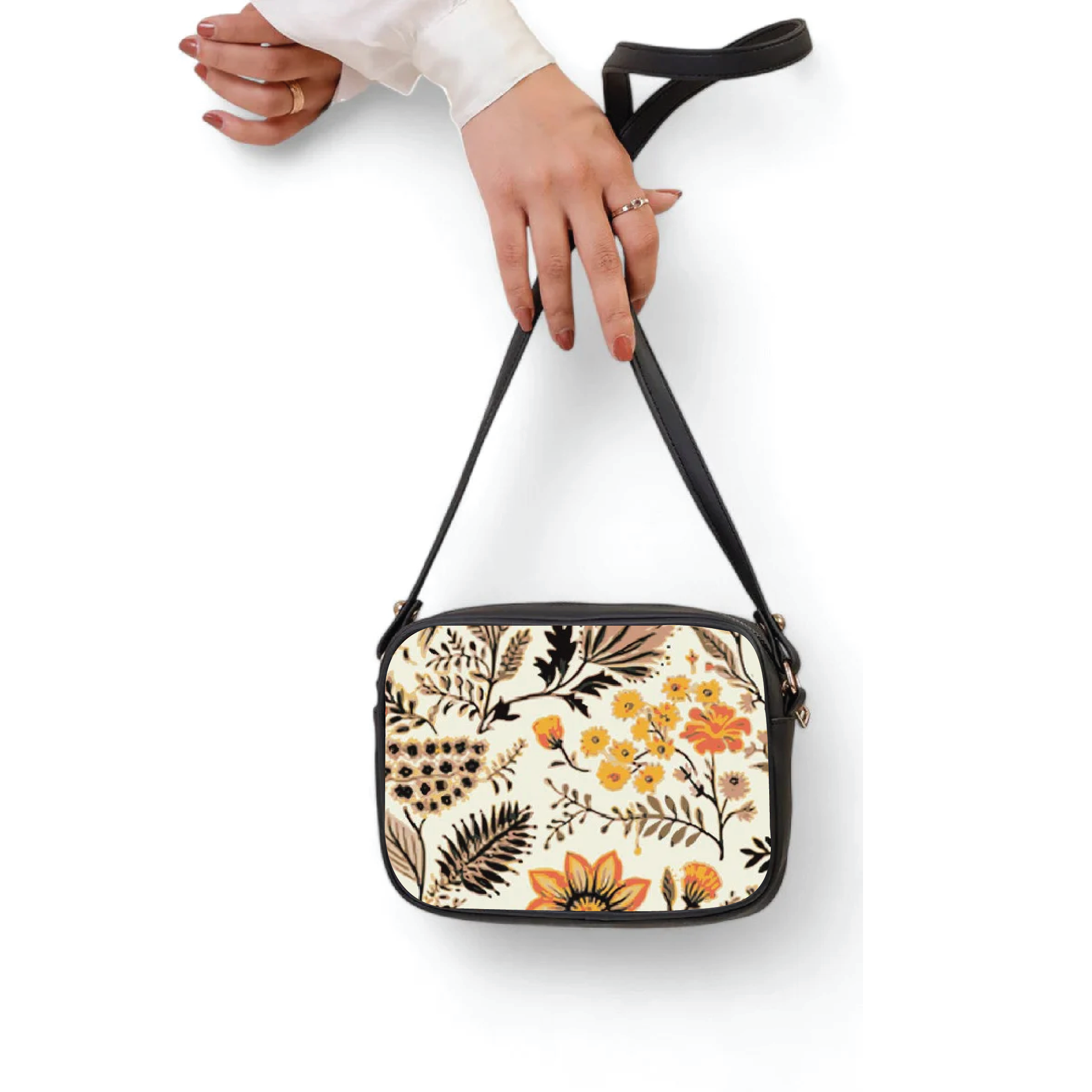 Bloom Bliss Print Cross body bag V-248