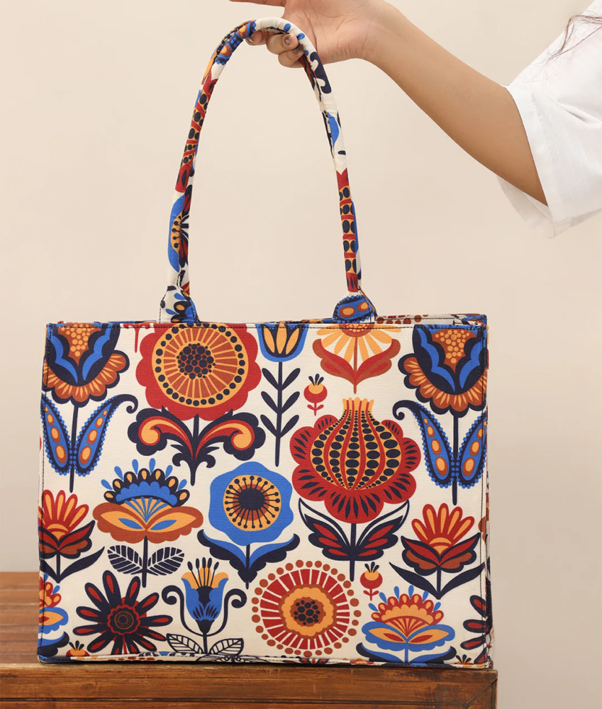 Blossom Print Bag V-167
